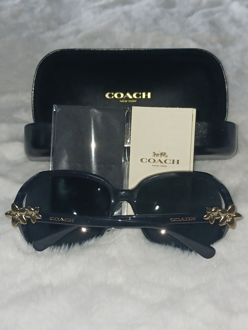 Coach Women Integration Flower  Sunglasses - Picture 3 of 5